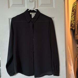 Jones New York black blouse